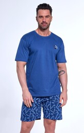 Piżama Cornette 326/176 Emblem kr/r S-2XL męska jeans XL