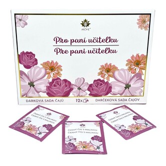ARÔME Čaj v obálce černý s malinou, Pro paní učitelku