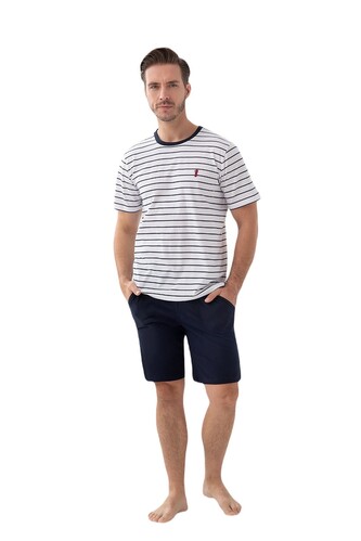 Piżama Luna 808 kr/r M-2XL męska granatowy M