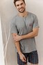 Piżama Taro Kyle 3395 kr/r M-2XL W25 męska grafitowy melanż L