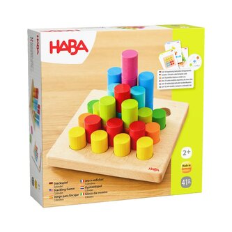 Haba Drevená hračka na vkladanie s predlohami Farebné valčeky Haba Drevená hračka na vkladanie s predlohami Farebné valčeky