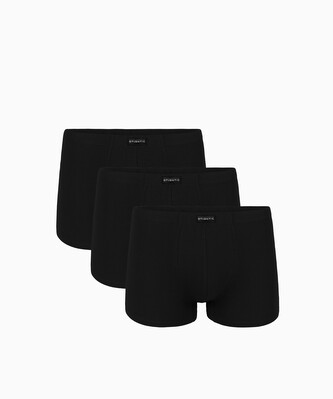 Bokserki Atlantic 3BMH-007 A'3 S-2XL czarny M