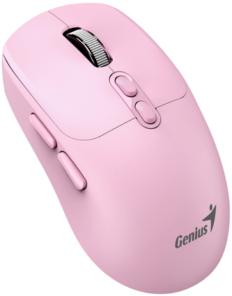 GENIUS NX-8080S BT Young Pink/ duální Bluetooth + 2,4GHz/ 1600 dpi/ bezdrátová/ Copilot/ tichá/ 7tlačítková/ růžová