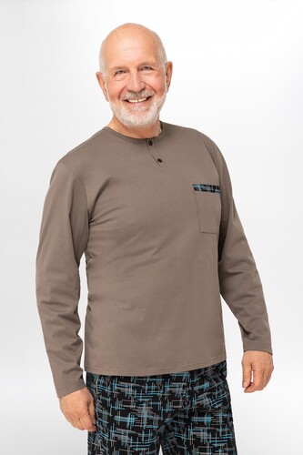 Piżama Martel 413 Darek III dł/r M-2XL khaki M