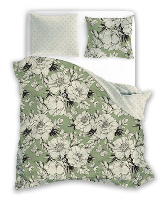 POŚCIEL KPL.FLOVERY 002 140X200+70X90 BAW.