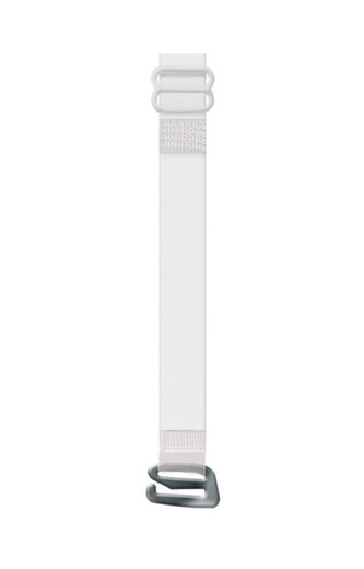 Ramiączka Julimex RT 04 silikonowe z metalowym zaczepem 10 mm transparentny-srebrny zaczep 10 mm