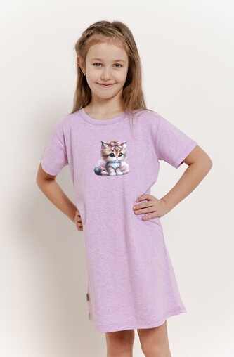 Koszula Taro Jemma 3383 kr/r 104-140 W25 fioletowy melanż 104