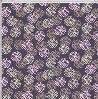 Szlafrok Luna 390 S-XL W25 damski śliwkowy XL