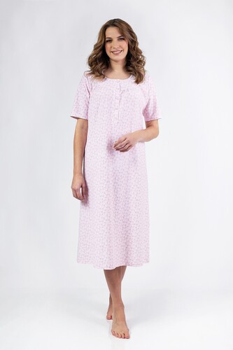 Koszula Regina 013 kr/r M-XL W25 damska różowy L