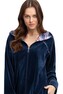 Szlafrok Luna 389 Velour M-2XL Z24 damski indygo XL