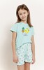 Piżama Taro Sweety 3384 kr/r 92-116 W25 turkusowy 110