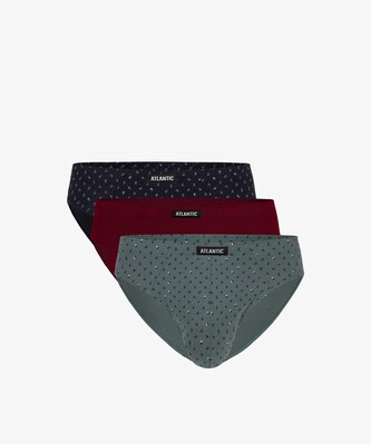 Slipy Atlantic 3MP-100 A'3 S-2XL granatowy-wino-szmaragd L