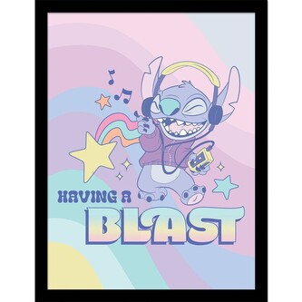 Obraz na zeď - Stitch - Having a Blast, 34.3 x 44.5 cm