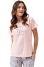 Piżama Luna 641 kr/r M-2XL L24 damska różowy XL