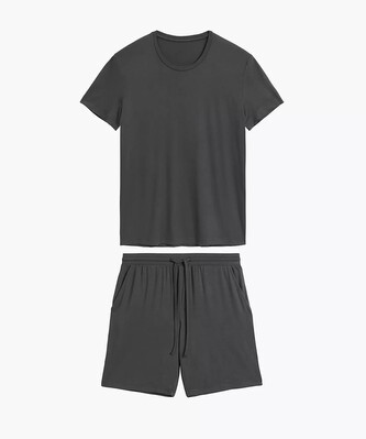 Piżama Atlantic BNMP-005 S-2XL męska szary XXL