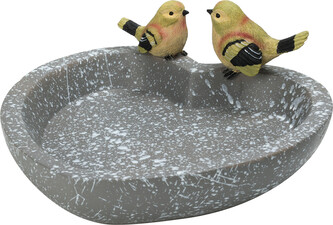 Igotrend, zahradní dekorace jezírko pro ptáčky 25 cm srdce Igotrend, zahradní dekorace jezírko pro ptáčky 25 cm srdce