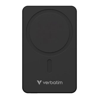 Verbatim magnetická bezdrátová powerbanka Charge 'n' Go Essentials, 5000mAh, černá