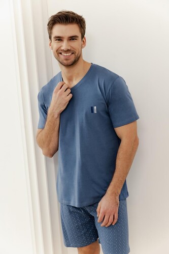 Piżama Taro Henry 3399 kr/r 4XL-5XL W25 męska jeans 4XL