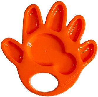 Paleta do malowania palcami w kształcie dłoni