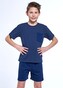 Piżama Cornette Young Boy 218/118 Lagoon kr/r 134-164 granatowy 158-164