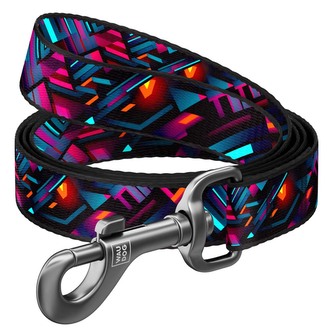 WAUDOG vodítko nylon Laser Game (L-XXL/122cm/2,5cm)
