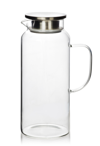 MODERN KITCHEN Dzbanek z pokrywką ze szkła borokrzemowego 1,9L 8x10,5x25,5cm