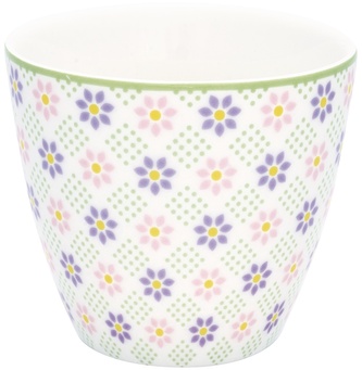 Porcelánový hrnek na latté Sybille White