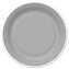 Papírový talíř velký - White Dots on Grey