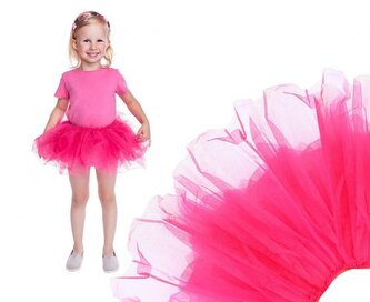 Dětský párty převlek - sukýnka "tutu" fuchsiová