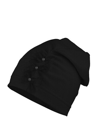Czapka AJS 50-066 dziecięca czarny 52-54 cm