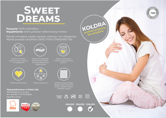 KOŁDRA 220X200 GOLDEN SWEET DREAMS 1540g