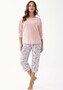 Piżama Luna 343 3/4 M-2XL damska łososiowy XXL