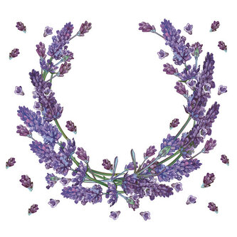 Ubrousky MAKI L (20ks) Lavender Wreath
