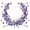 Ubrousky MAKI L (20ks) Lavender Wreath
