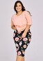 Piżama Taro Margot 3161 3/4 2XL-4XL L24 damska morelowy XXL