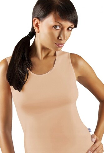 Koszulka Emili Sara beżowa 2XL-3XL beżowy XXL