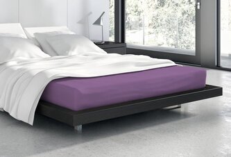 PRZEŚCIERADŁO VANILLE 90X200+25 FROTTE GUMKA FIOLET