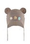 Czapka AJS 50-014 dziecięca fango/odc.beżowego 36-38 cm