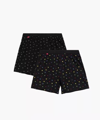 Bokserki Atlantic 2MBX-055 A'2 S-2XL czarny-czarny S