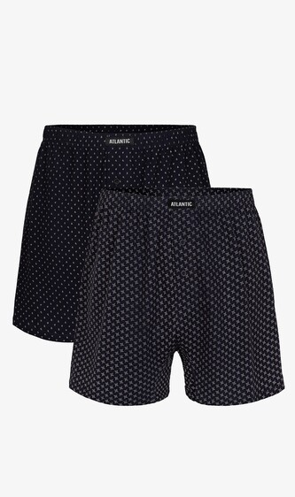 Bokserki Atlantic 2MBX-013 A'2 S-3XL granatowy-granatowy M
