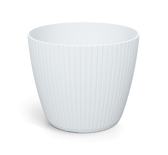 Květináč LAMIA 29,5 cm - barva: bílá