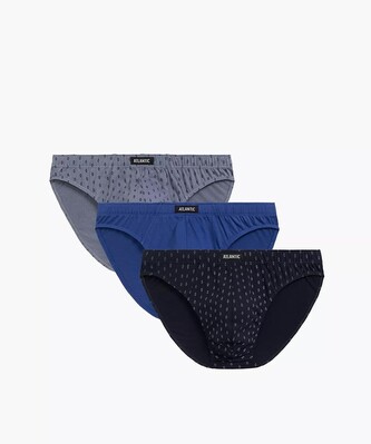 Slipy Atlantic 3MP-177 A'3 S-XL granatowy-niebieski-szary XXL