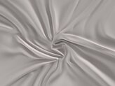 Saténové prostěradlo s gumou 180x200cm světle šedé