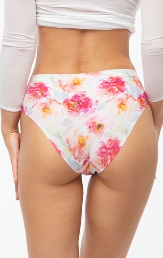 Figi Julimex Peony Simple Classic S-XL biały-kwiaty XL