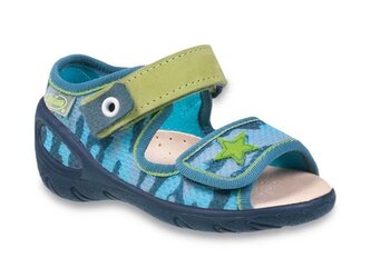 433P023 20 - SUNNY - sandálky befado,chl.modré,hvě 433P023_23