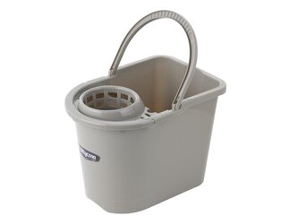 OBDÉLNÍKOVÉ PLASTOVÉ VĚDRO SE ŽDÍMAČEM 15L SVĚTLE ŠEDÉ -BEN