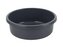 PLASTOVÁ KULATÁ MÍSA 36CM 9L TMAVĚ ŠEDÁ -BEN