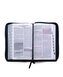 Santa Biblia de Promesas Reina Valera 1960 / Tamaño Manual / Letra Grande / Piel Especial Con Índice Y Cierre / Negra // Spanish