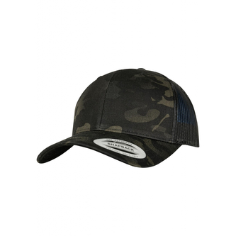 Kšiltovka Flexfit Retro Trucker Multicam - black multicam-černá