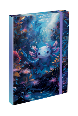 BAAGL Desky na školní sešity A4 Axolotl